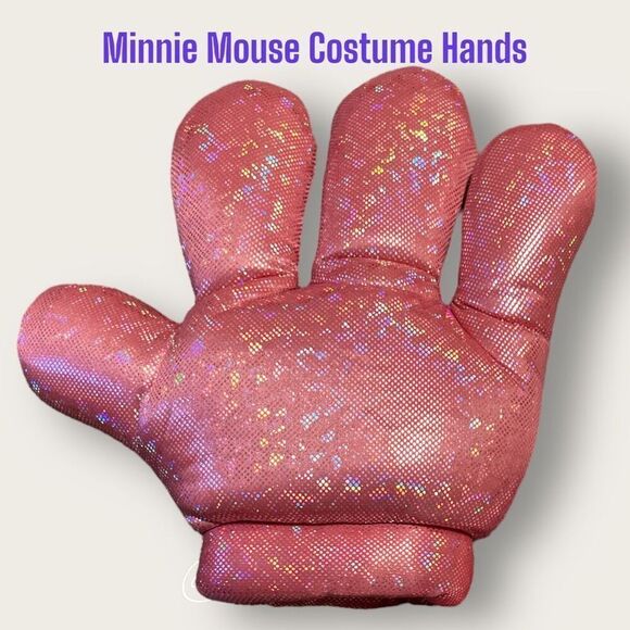 Disney Parks Minnie Mouse 10” Sparkling Costume Gloves (Pair) - Picture 7 of 12